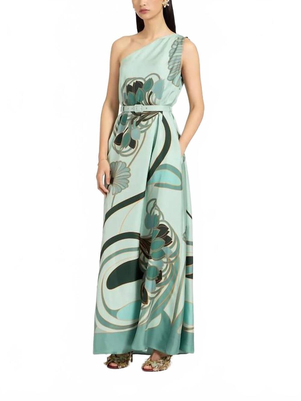 NEW LA DOUBLEJ roy maxi dress in blooming tulip